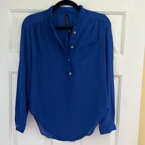Electric Blue Blouse